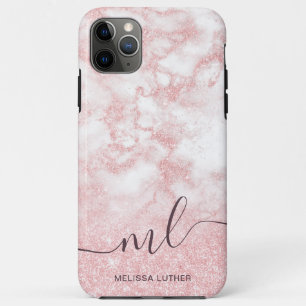 Case-Mate iPhone Case Joli dégradé élégant rose or parties scintillant m