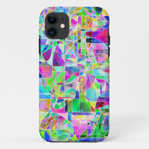Coque Case-Mate iPhone Joli design coloré de fragments géométriques abstr