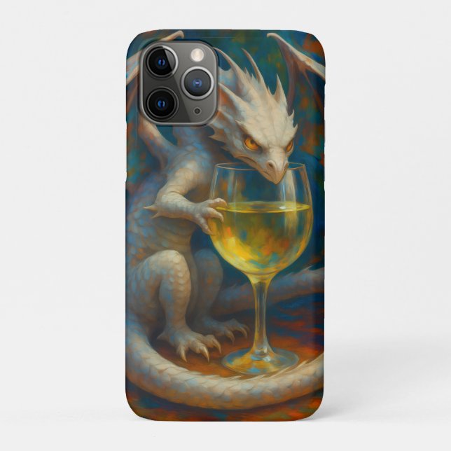 Coques Case-Mate iPhone Joli dragon d'ivoire & Art fantastique de vin blan (Dos)