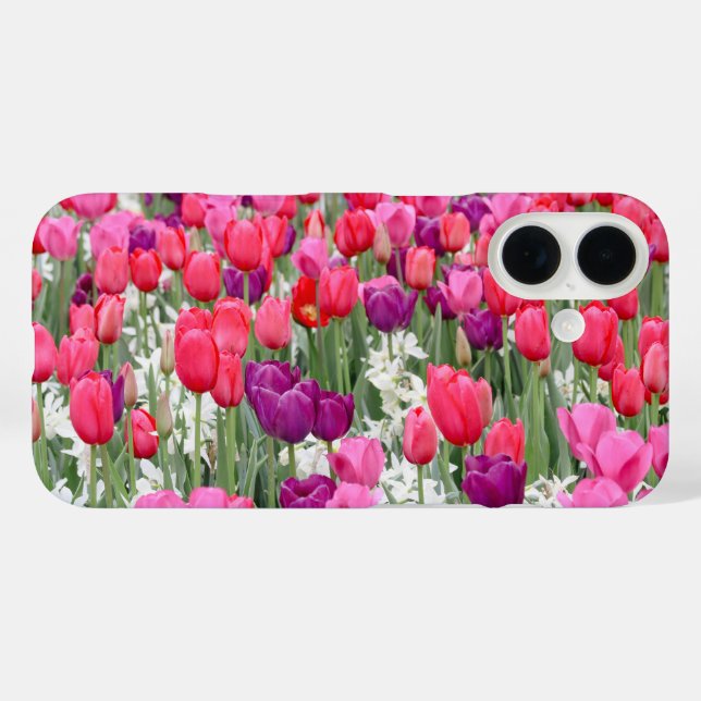 Coques Case-Mate iPhone Joli en Pétales Roses (Verso (horizontal))