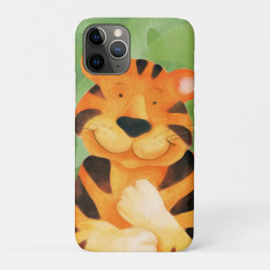 Coques Pour iPhone Joli enfant tigre vert orange