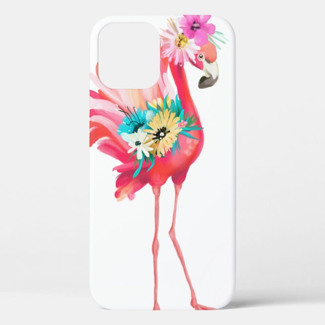 Coques Case-Mate iPhone Joli et beau flamand rose mexicaine oiseau avec (Verso)