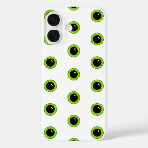 Coque Pour iPhone 16 Joli et drôle, yeux verts