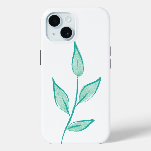 Coques Case-Mate iPhone Joli fond à motif floral (Verso)