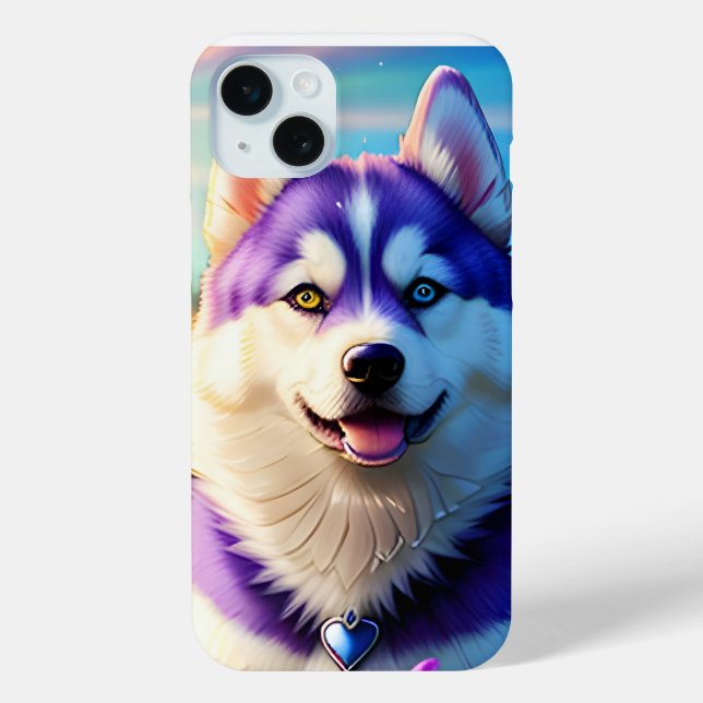 Coques Case-Mate iPhone Joli Husky Puppy One (Verso)