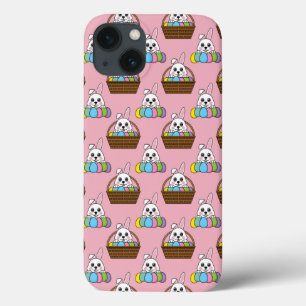 Case-Mate iPhone Case Joli lapin coloré Pâques Motif de la chasse aux oe