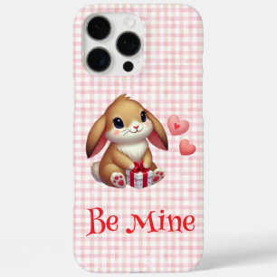 Coque iPhone 16 Pro Max Joli lapin de la Saint-Valentin