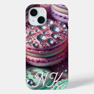 Coque Case-Mate iPhone Joli Macaron Bling Monogrammé