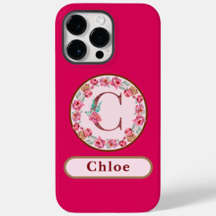 Coque Case-Mate iPhone Joli Monogramme C Floral