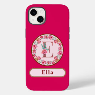 Coque Case-Mate iPhone Joli Monogramme E Floral