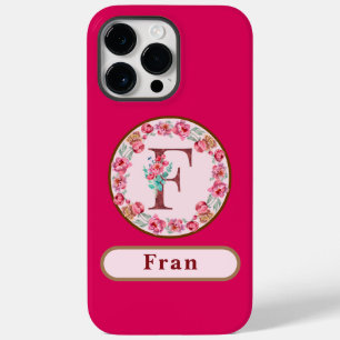 Coque Case-Mate iPhone Joli Monogramme F Floral