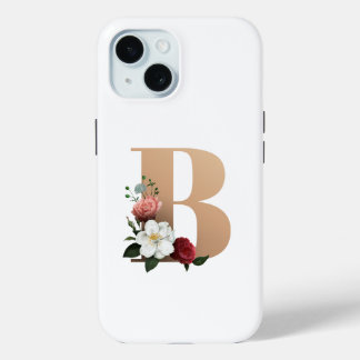 Coque Case-Mate iPhone Joli Monogramme Floral B,