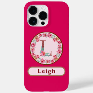 Coque Case-Mate iPhone Joli Monogramme L Floral