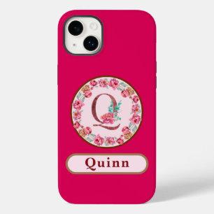 Coque Case-Mate iPhone Joli Monogramme Q Floral