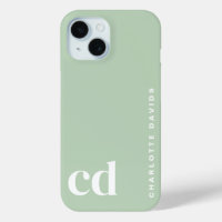 Joli Monogramme vert fille