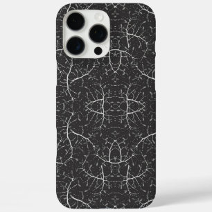 Coque iPhone 16 Pro Max Joli motif d'arbre noir et blanc