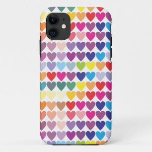 Etui iPhone Case-Mate Joli Motif de coeur arc-en-ciel coloré