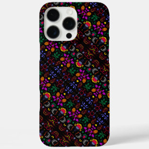 Coque iPhone 16 Pro Max Joli motif floral coloré 