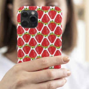 Coque Case-Mate iPhone Joli motif fraise esthétique