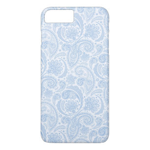 Etui iPhone Case-Mate Joli motif paisley bleu blanc