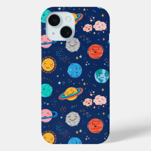 Coque Case-Mate iPhone Joli Motif Planète Souriante