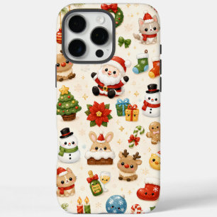 Coque iPhone 16 Pro Max Joli Noël Kawaii