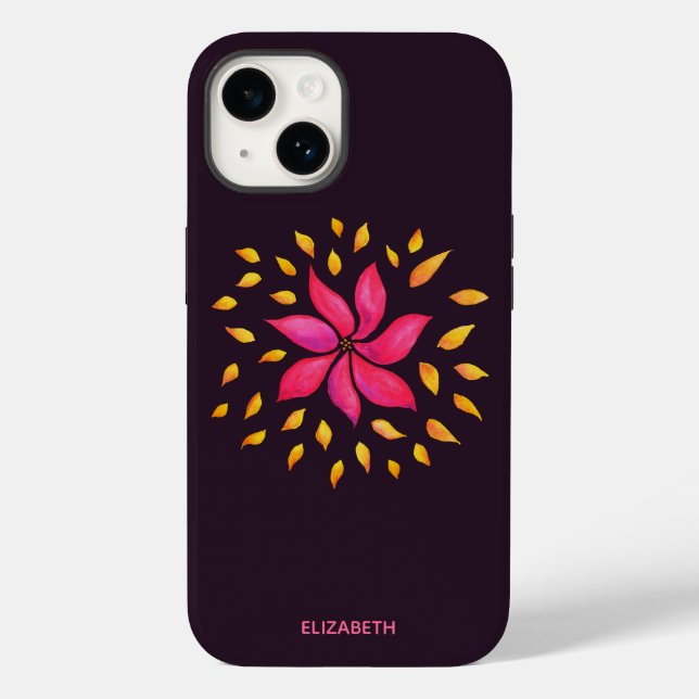 Coques Case-Mate iPhone Joli Nom Flower Girl (Verso)