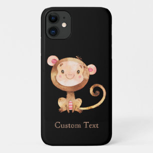 Case-Mate iPhone Case Joli Petit Bébé Singe Souriant Visage