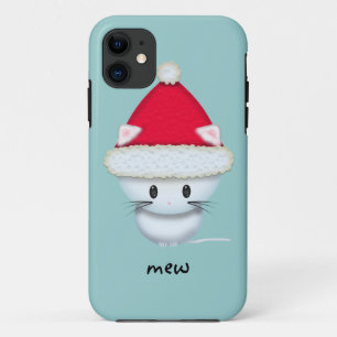Etui iPhone Case-Mate Joli petit chaton blanc avec un chapeau de Père No