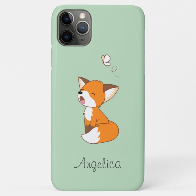 Coques Case-Mate iPhone Joli Petit Fox Sleepy (Dos)