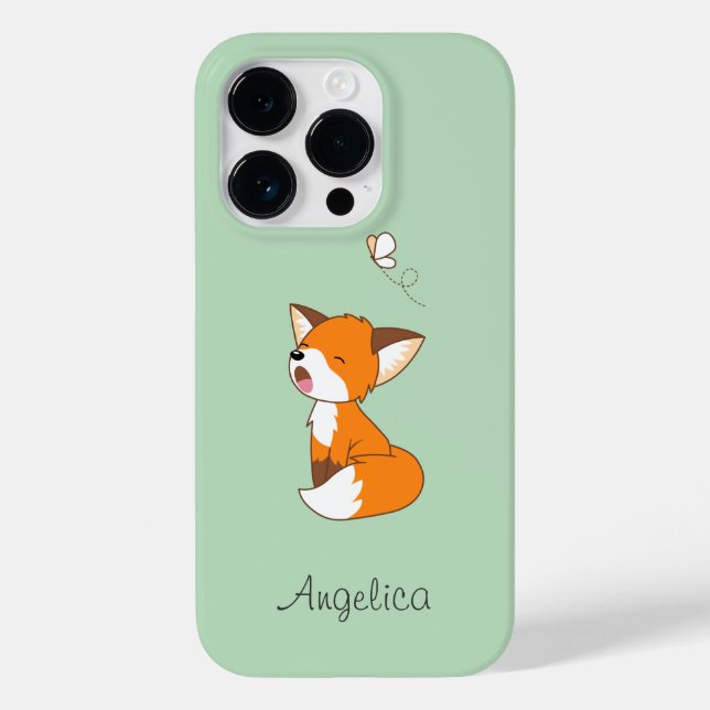 Coques Case-Mate iPhone Joli Petit Fox Sleepy (Verso)