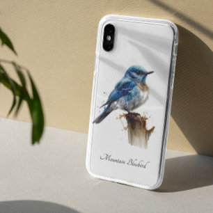Case-Mate iPhone Case Joli Petit Merlebleu Des Montagnes, personnalisé