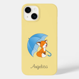 Coque Case-Mate iPhone Joli Petit Renard dormant sous parapluie
