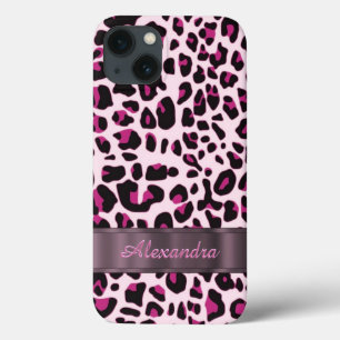 Coque Case-Mate iPhone Joli poster de animal léopard personnalisé