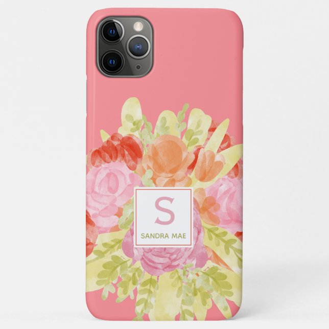 Coques Case-Mate iPhone Joli Printemps Danois Pastel Floral Aquarelle Art (Dos)