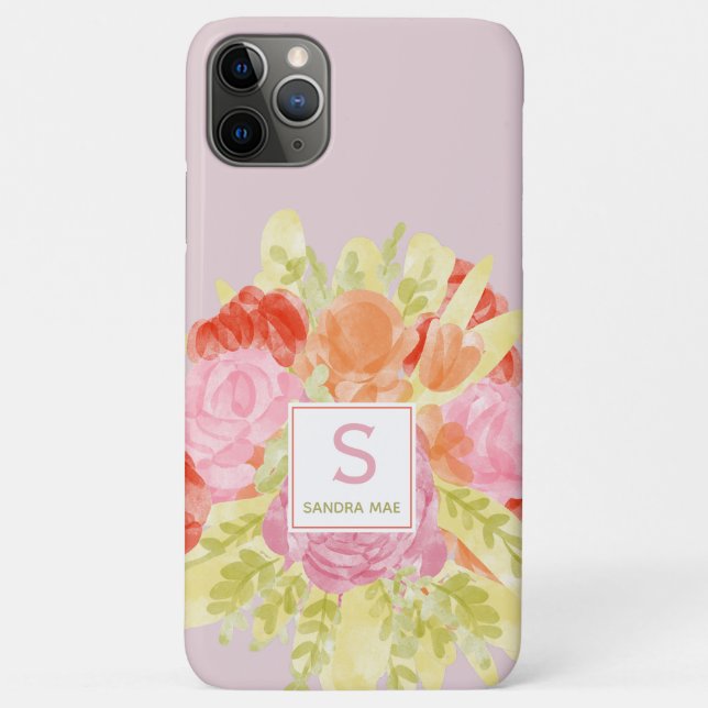 Coques Case-Mate iPhone Joli Printemps Danois Pastel Floral Aquarelle Art (Dos)
