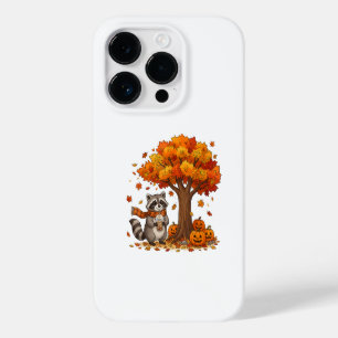 Coque Case-Mate iPhone Joli raton laveur Halloween café glacé automne