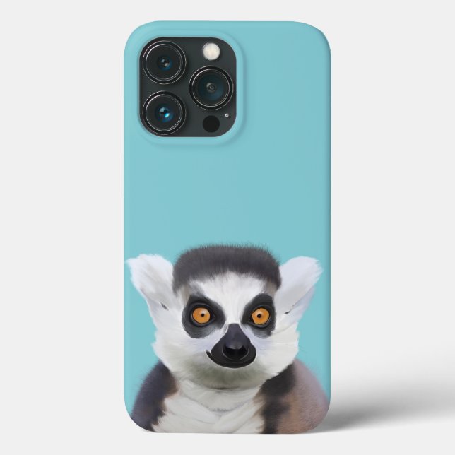Coques Case-Mate iPhone Joli Trait De Lémur À Bague (Verso)