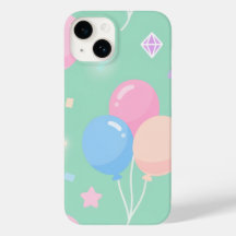 Joli vert pastel avec ballons