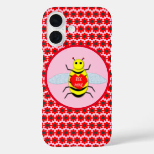 Coque Pour iPhone 16 Jolie abeille de la Saint-Valentin