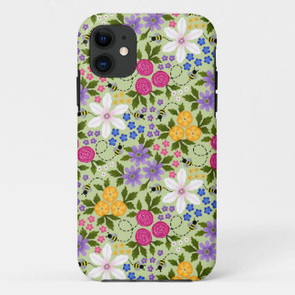 Case-Mate iPhone Case Jolie abeilles et papillons Floral