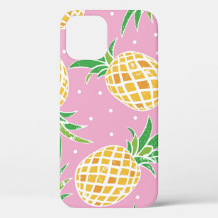 Case-Mate iPhone Case Jolie ananas sur grunge rose pois backgro