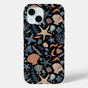 Coque Case-Mate iPhone Jolie aquarelle Coquillage Corail été