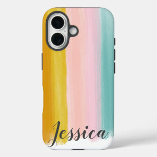 Coque Pour iPhone 16 Jolie aquarelle de pinceau conception