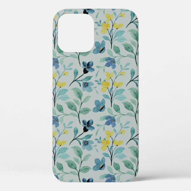 Coques Case-Mate iPhone Jolie aquarelle florale (Verso)