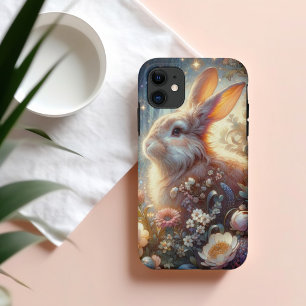 Case-Mate iPhone Case Jolie Aquarelle Pastel Lapin Bois