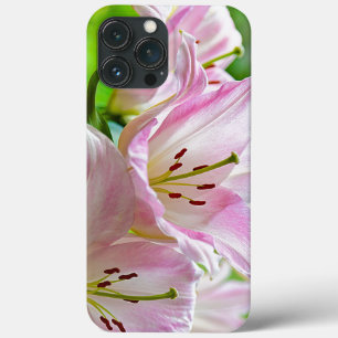 Etui iPhone Case-Mate Jolie Classique Joli Pastel Rose Fleurs Blanches