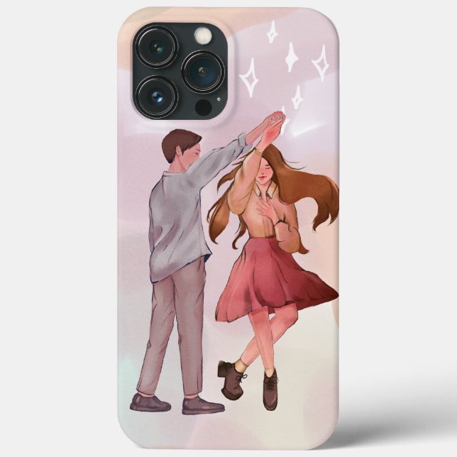 Coques Case-Mate iPhone Jolie Danser Couple Romance Téléphone (Verso)
