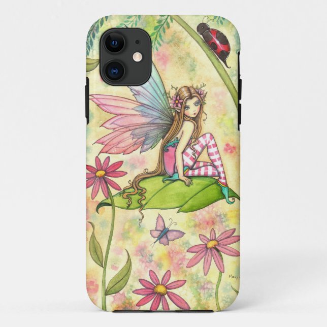 Coques Case-Mate iPhone Jolie fée et fantaisie artistique coccinelle (Dos)