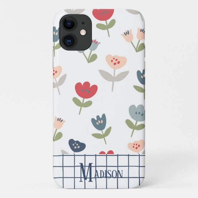 Coques Case-Mate iPhone Jolie ferme florale Pays élégant (Dos)